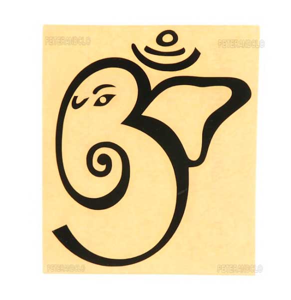 Autocollant Sticker Hindou – Om Aum Ganesh