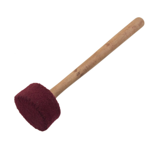 Mailloche en Bois et Feutre pour Bol Chantant ou Gong – Fabrication Artisanale du Népal