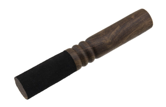 Mailloche en Bois et Cuir pour Bol Chantant ou Gong – 17,5 cm – Fabrication Artisanale du Népal