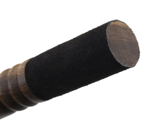 Mailloche en Bois et Cuir pour Bol Chantant ou Gong – 17,5 cm – Fabrication Artisanale du Népal