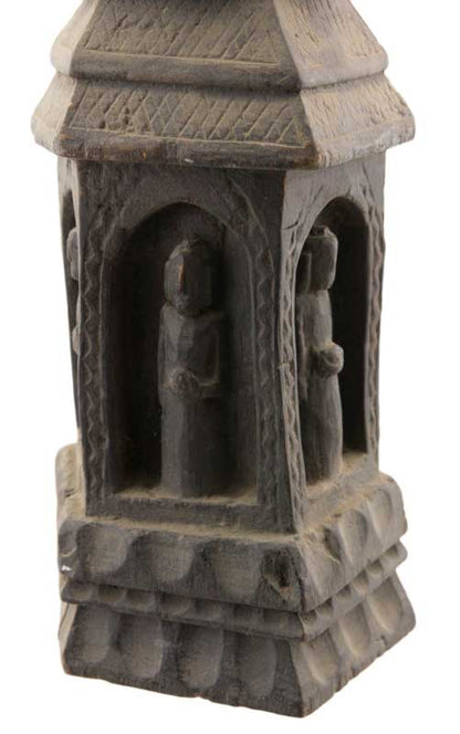Ancien élément architectural de protection – Statue Bouddha du Népal
