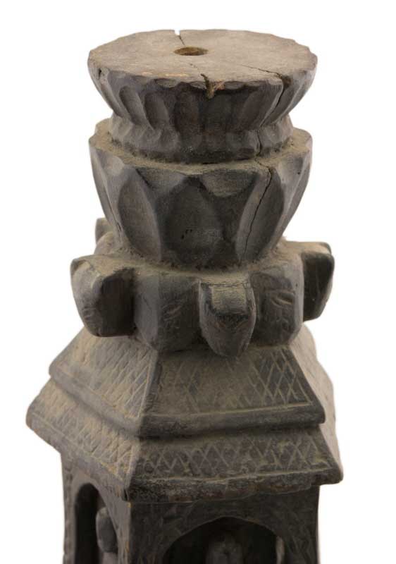 Ancien élément architectural de protection – Statue Bouddha du Népal