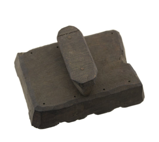 Ancien Grand Tampon À Impression Textile En Bois – Bunta Du Rajasthan