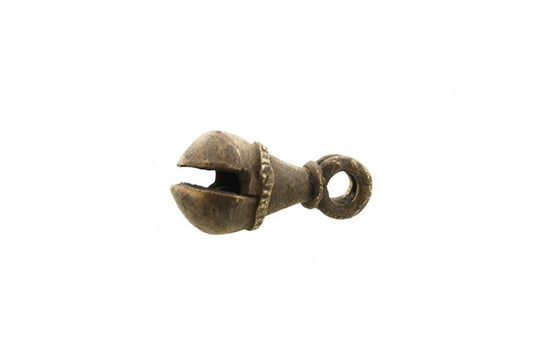 Ancienne Cloche Clochette en Laiton 6,5 cm – Artisanat Traditionnel Indien