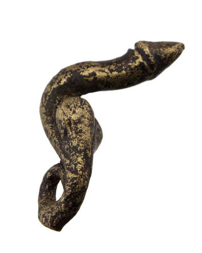 Porte-Clé Zizi En Laiton – Création Artisanale Du Cameroun