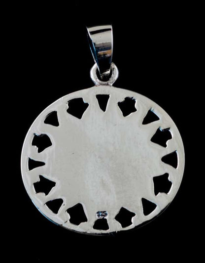 Pendentif Soleil Viking en Argent Massif 925