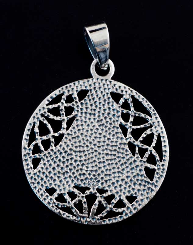 Pendentif Maçonnique en Argent 925 – Œil d’Horus et Géométrie Sacrée