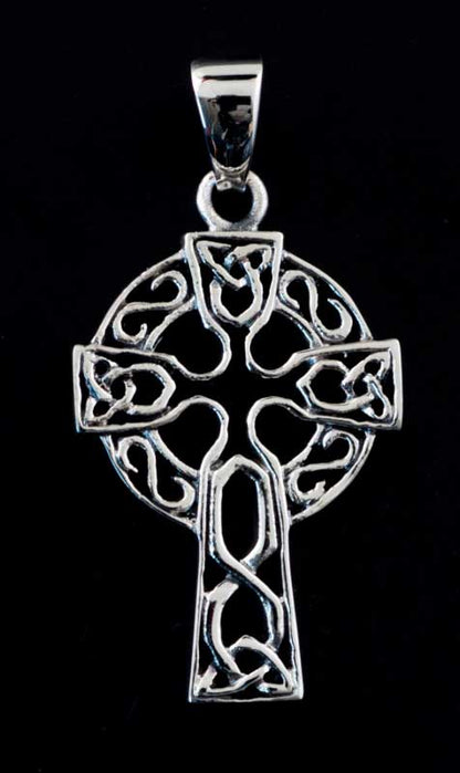 Pendentif croix celtique irlandaise Saint-Patrick en argent 925 – Symbole d’amour et d’héritage celte