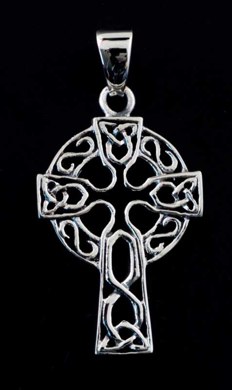 Pendentif croix celtique irlandaise Saint-Patrick en argent 925 – Symbole d’amour et d’héritage celte
