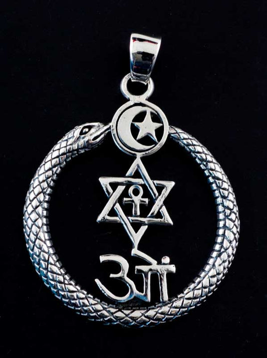 Pendentif symbole de vérité – bijou universel toutes religions en argent massif 925