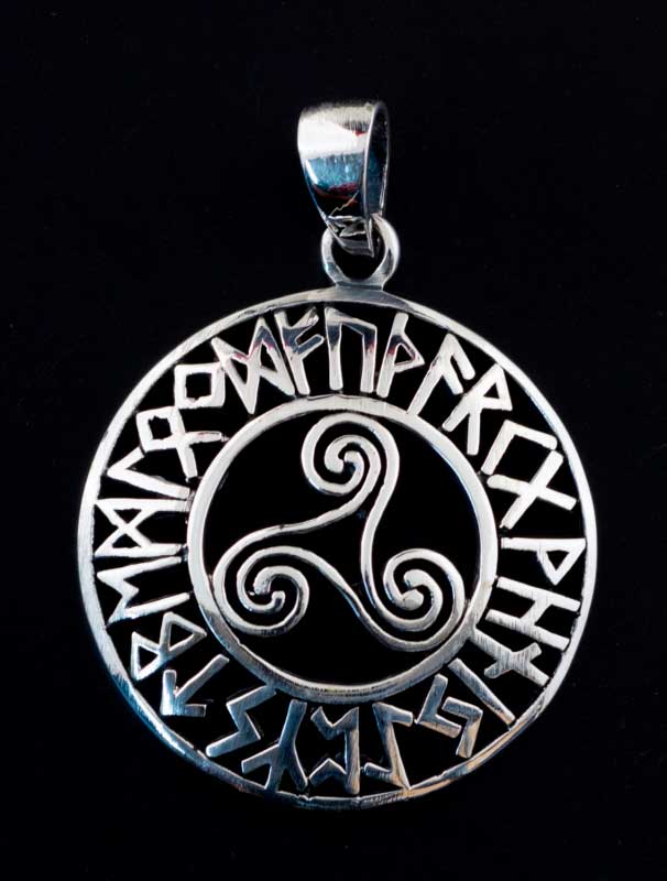 Pendentif Arbre de Vie celtique en argent 925 – Bijou symbolique aux arabesques ancestrales (Copie)