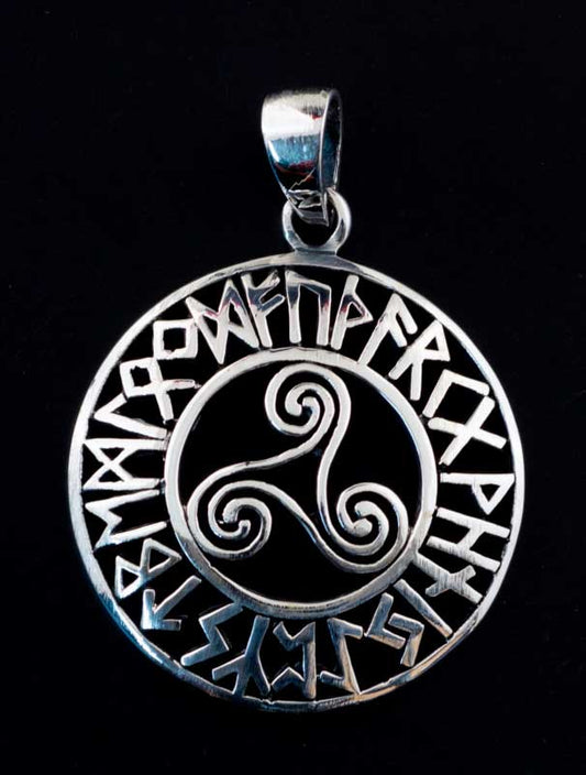 Pendentif Arbre de Vie celtique en argent 925 – Bijou symbolique aux arabesques ancestrales (Copie)
