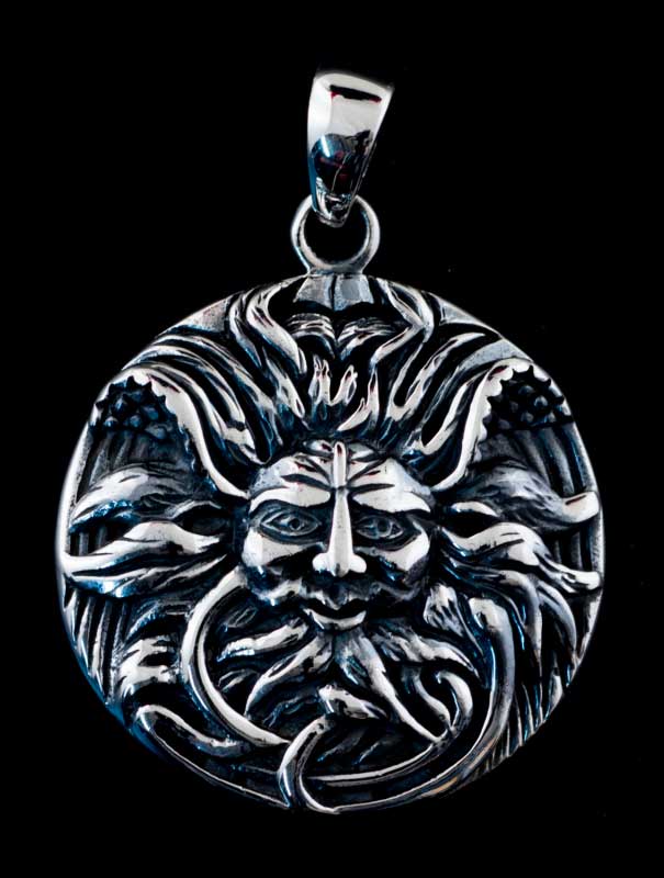 Pendentif Soleil Odin en Argent Massif 925 - Viking
