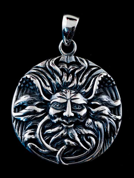 Pendentif Soleil Odin en Argent Massif 925 - Viking