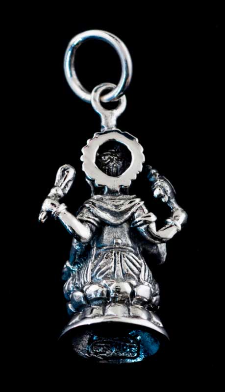 Amulette Pendentif De Lord Ganesha Élégant En Argent Massif 925