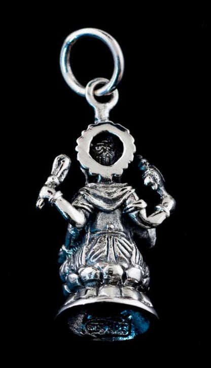 Amulette Pendentif De Lord Ganesha Élégant En Argent Massif 925