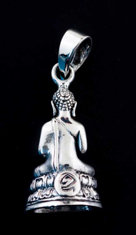 Pendentif Bouddha Amoghasiddhi en Argent 925