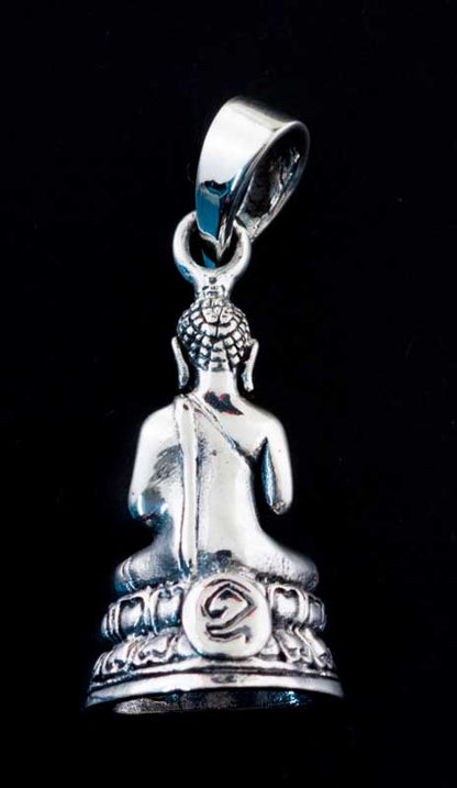 Pendentif Bouddha Amoghasiddhi en Argent 925