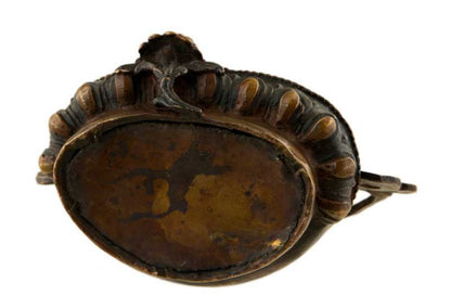 Statue de Jambhala (Malla Kuber) en alliage de cuivre – Divinité bouddhiste de la prospérité