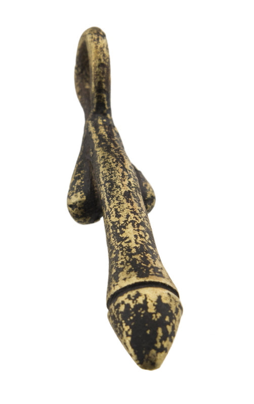 Porte-Clé Zizi En Laiton – Création Artisanale Du Cameroun