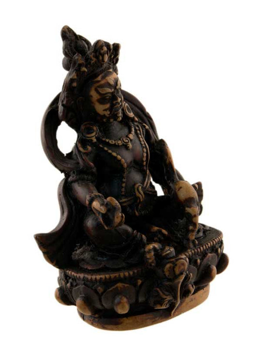 Statue Jambhala Kubera – Trésor artisanal en résine du Népal 10 cm