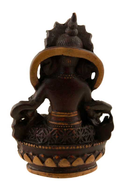 Statue Kubera Jambhala – Symbole de prospérité en résine artisanale du Népal