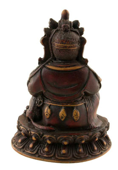 Statue Jambhala Kubera – Symbole de prospérité en résine artisanale du Népal 15 cm