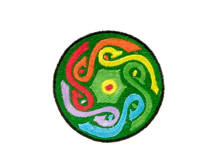 Écusson Brodé Mandala Tribal Bouddhisme