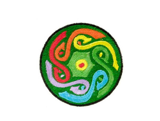 Écusson Brodé Mandala Tribal Bouddhisme