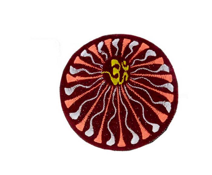 Écusson Brodé Mandala Fleur Om Tribal Bouddhiste