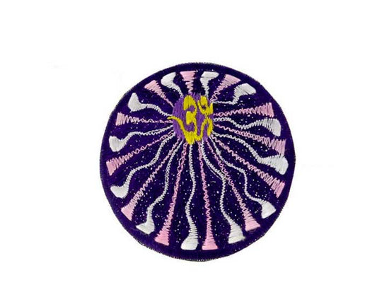 Écusson Brodé Mandala Fleur Om Tribal Bouddhiste
