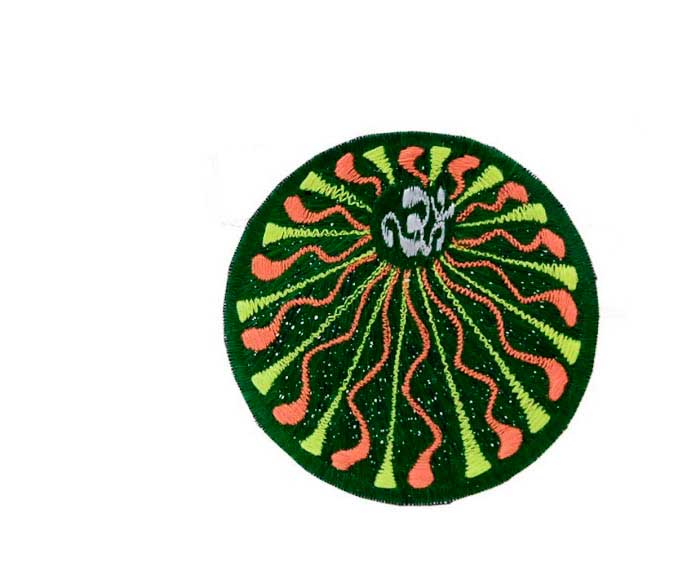 Écusson Brodé Mandala Fleur Om Tribal Bouddhiste