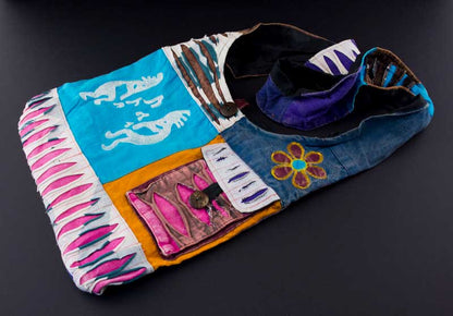 Sac À Main En Bandoulière Ethnique Hippie – Gibecière Népal