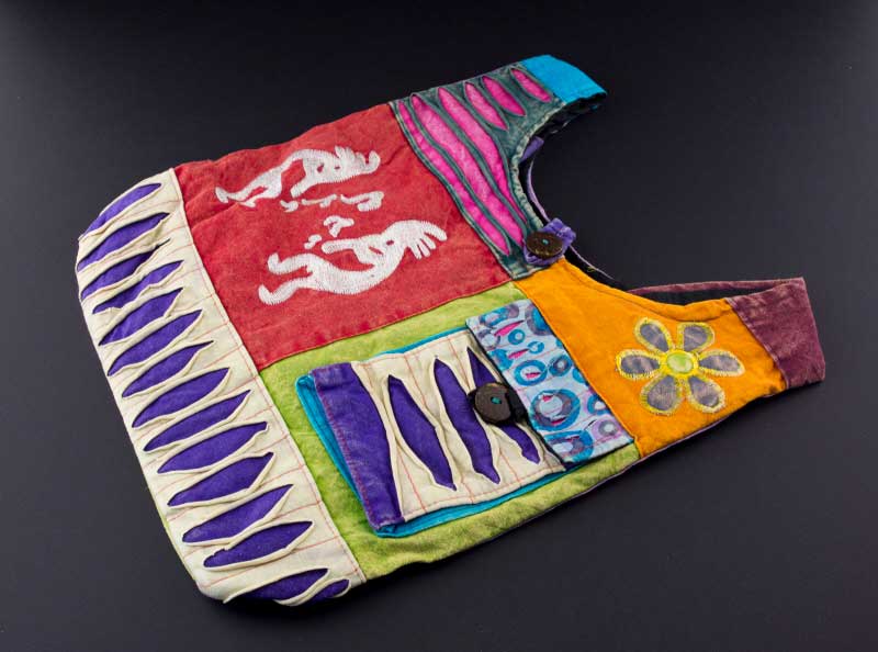 Sac À Main En Bandoulière Népalais – Gibecière Ethnique Hippie Baba Cool
