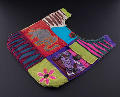 Sac À Main En Bandoulière Ethnique Hippie – Gibecière Népal