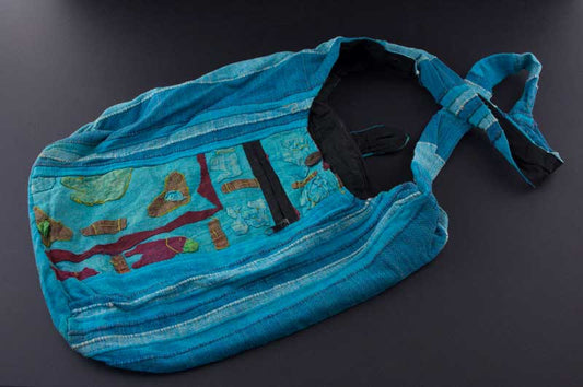 Sac À Main En Bandoulière Gibecière Ethnique Hippie Fourre-Tout – Népal