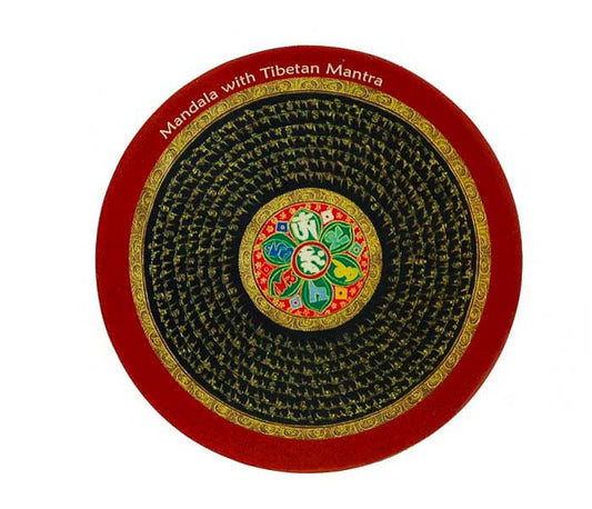 Magnet Mandala Mantra – Symbole Sacré Du Bouddhisme Tibétain