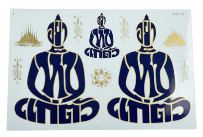 Stickers Bouddha Thaïlandais – Autocollant Sak Yant en Vinyle