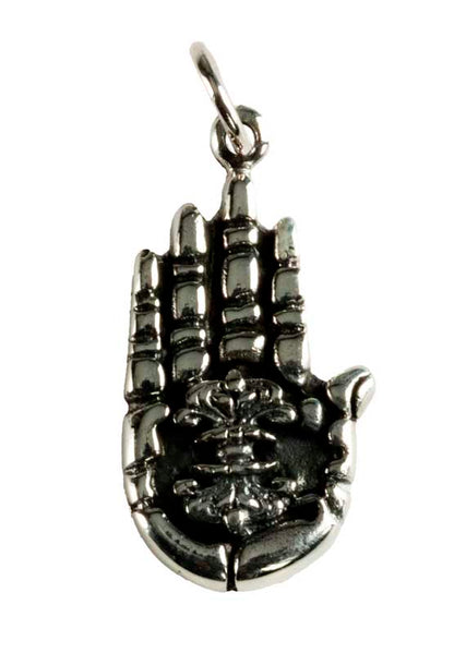 Pendentif Main de Bouddha Vajra en Argent 925