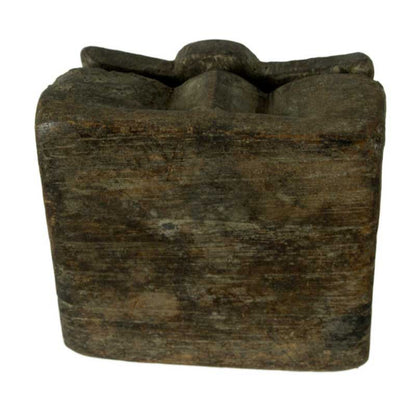 Boîte À Tikka Florale En Bois Sculpté – Artisanat Du Rajasthan Et Du Népal