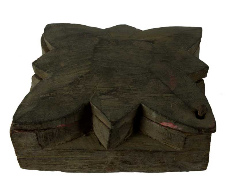 Boîte À Tikka En Bois Sculpté – Artisanat Populaire De L’Inde