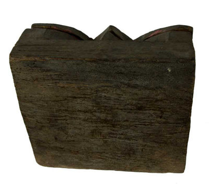 Boîte À Tikka En Bois Sculpté – Artisanat Populaire De L’Inde