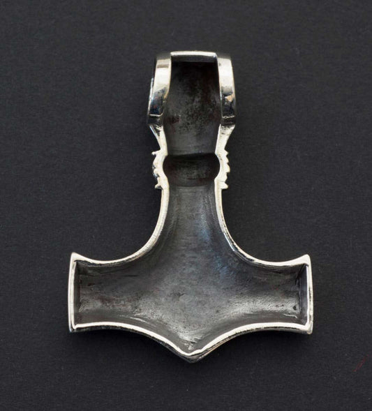 Pendentif Marteau de Thor Mjöllnir en Argent Massif 925 - Viking