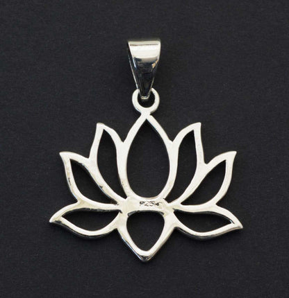 Pendentif Fleur de Lotus en Argent 925