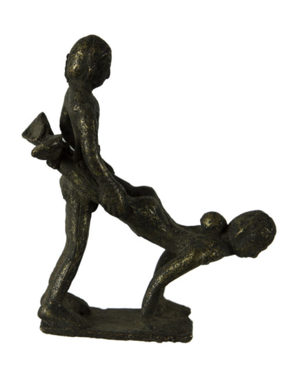Figurine Érotique En Laiton – Sculpture Artisanale Du Népal