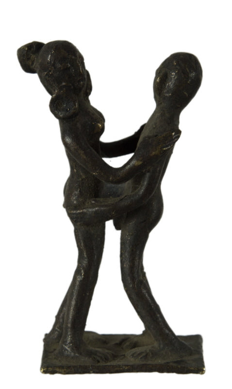 Figurine Érotique En Laiton – Sculpture Artisanale Du Népal