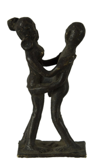Figurine Érotique En Laiton – Sculpture Artisanale Du Népal
