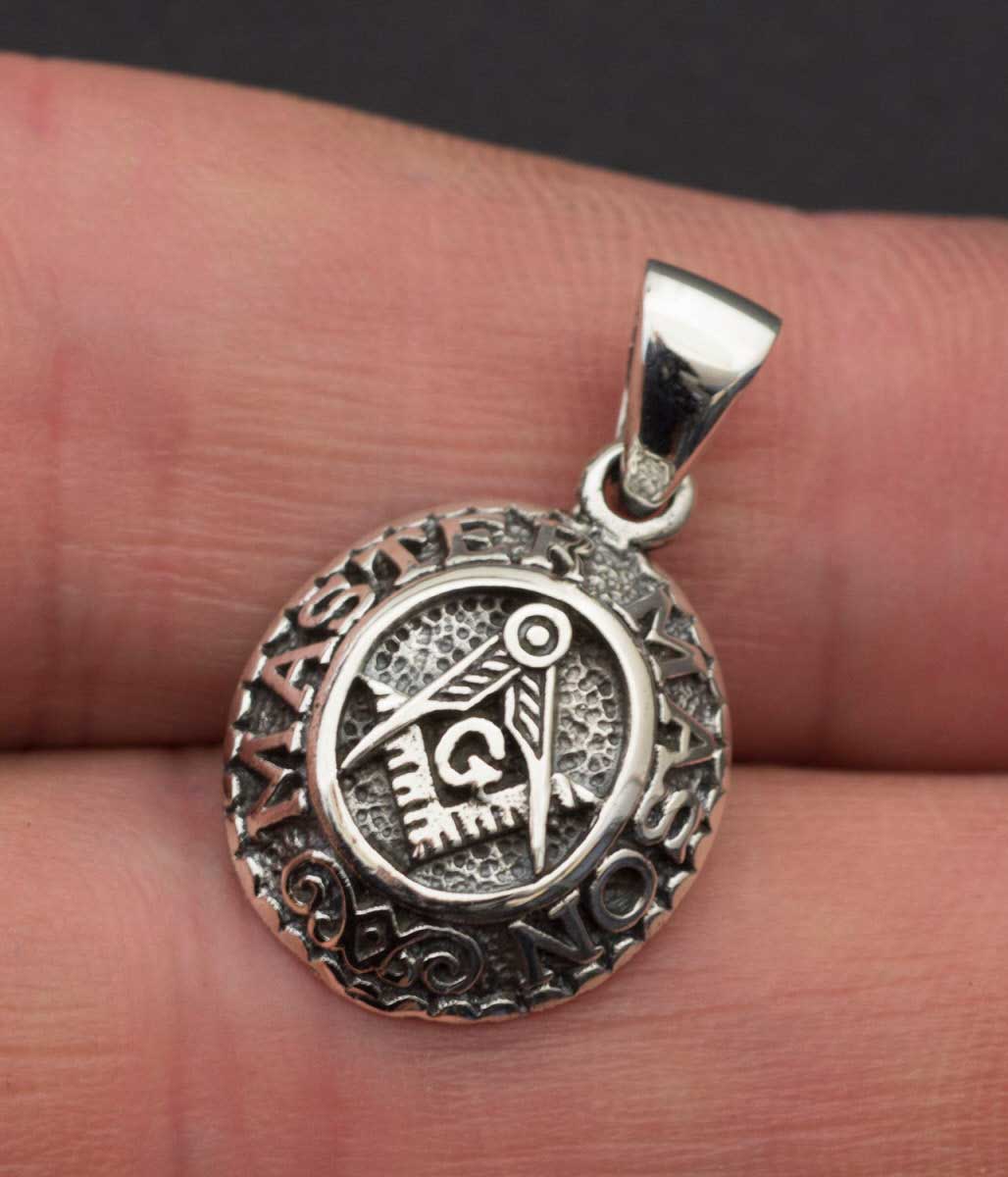 Pendentif Compas et Équerre en Argent 925 – Symbole Maçonnique Traditionnel