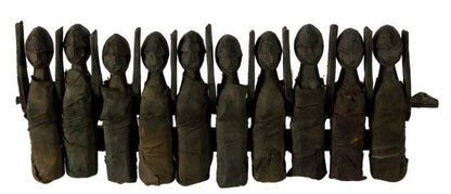 Figure tribale – Série de statuettes / poupées rituelles chamaniques du Népal