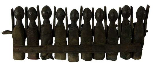 Figure tribale – Série de statuettes / poupées rituelles chamaniques du Népal